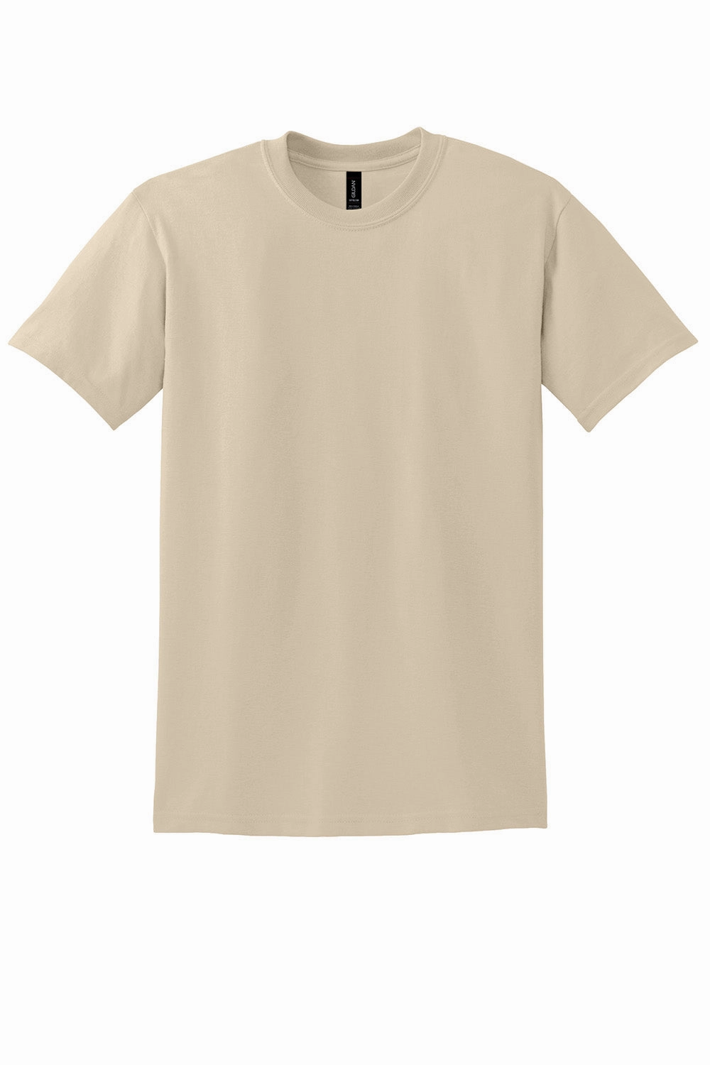 Gildan Mens DryBlend Moisture Wicking Short Sleeve Crewneck T-Shirt - Sand