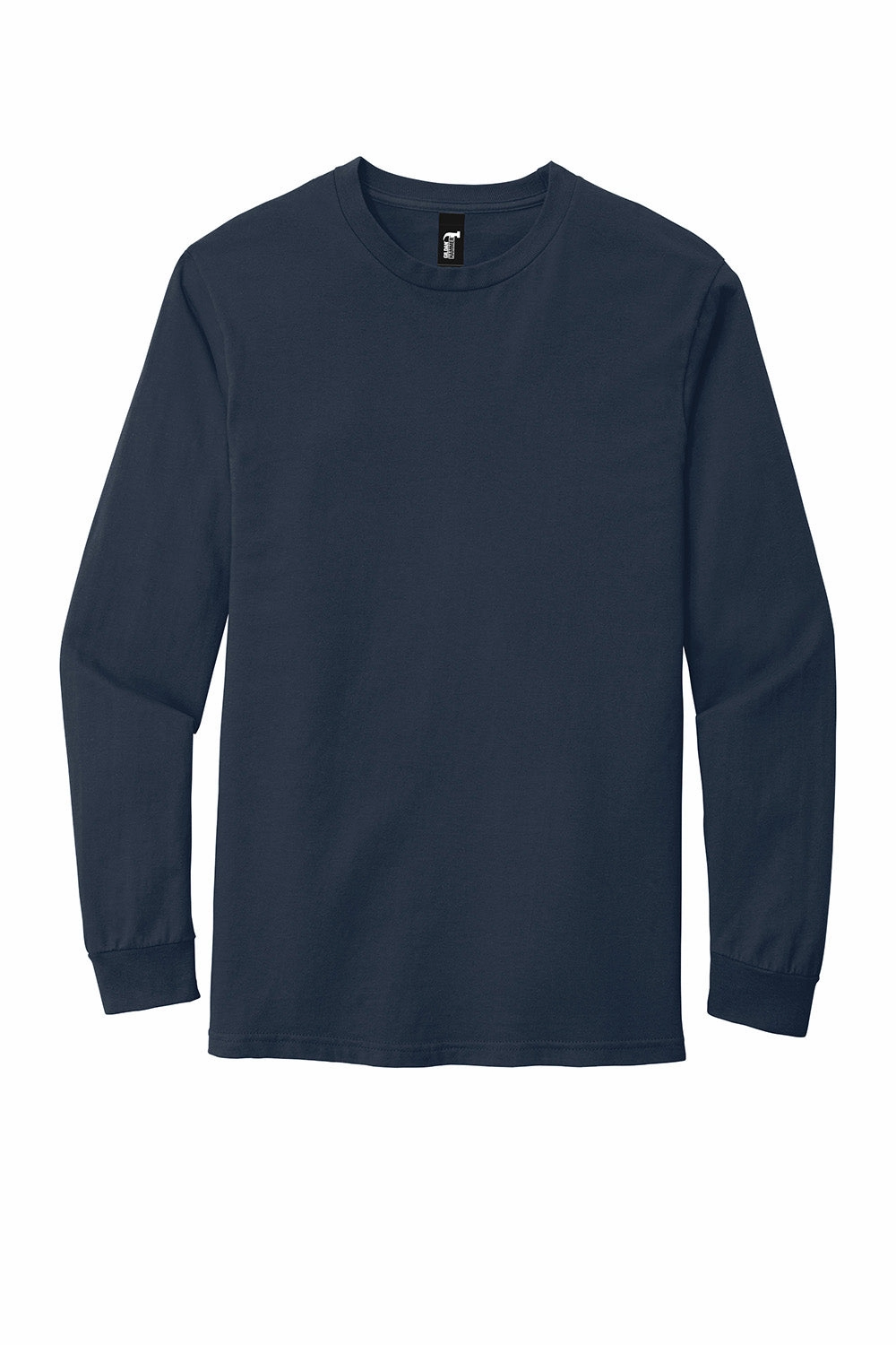 Gildan Mens Hammer Long Sleeve Crewneck T-Shirt - Sport Dark Navy Blue