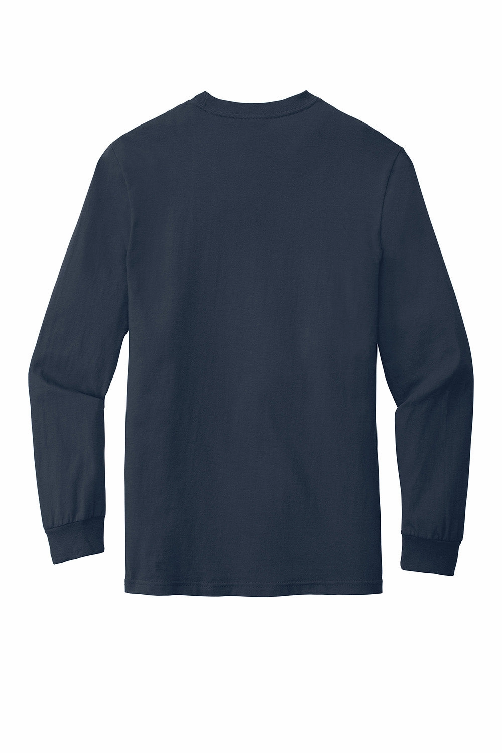 Gildan Mens Hammer Long Sleeve Crewneck T-Shirt - Sport Dark Navy Blue