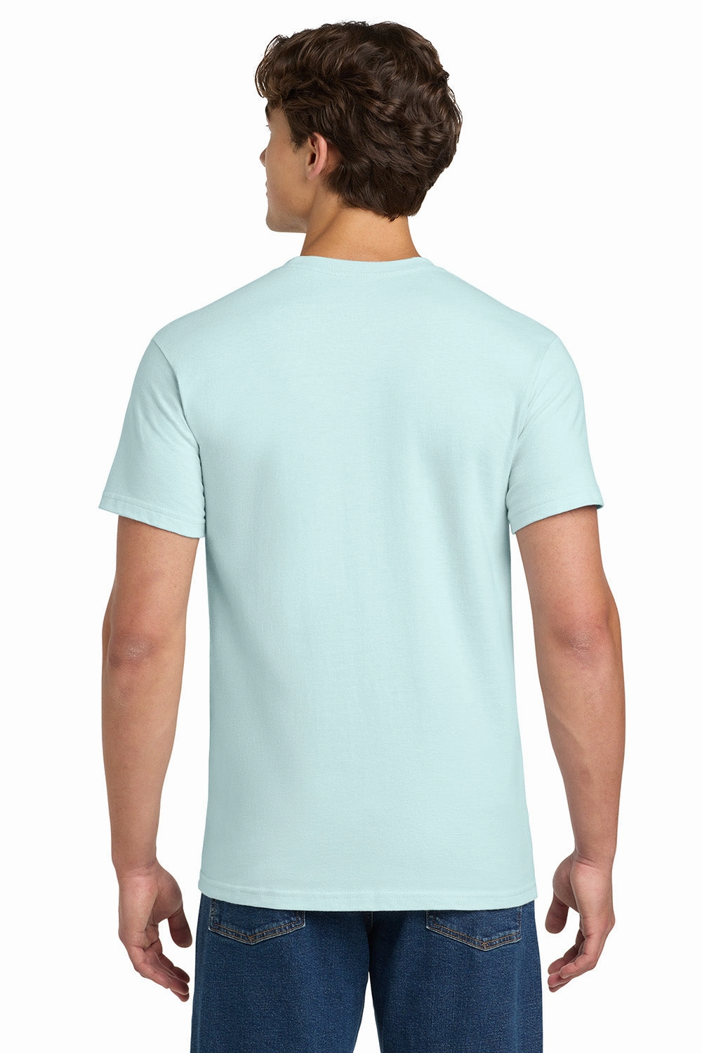 Gildan Mens Hammer Short Sleeve Crewneck T-Shirt - Chambray Blue
