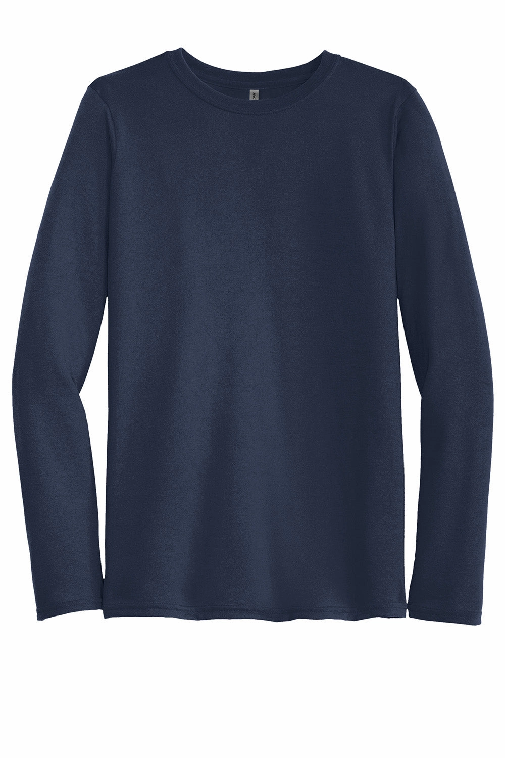 Gildan Mens Performance Jersey Moisture Wicking Long Sleeve Crewneck T-Shirt - Navy Blue