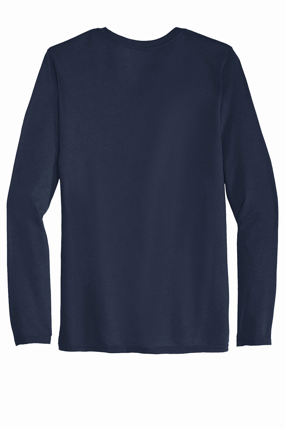 Gildan Mens Performance Jersey Moisture Wicking Long Sleeve Crewneck T-Shirt - Navy Blue