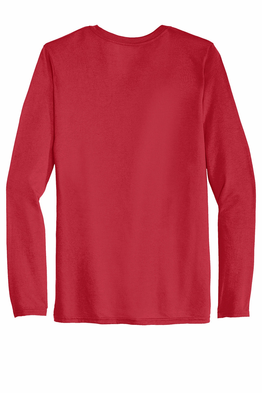 Gildan Mens Performance Jersey Moisture Wicking Long Sleeve Crewneck T-Shirt - Red