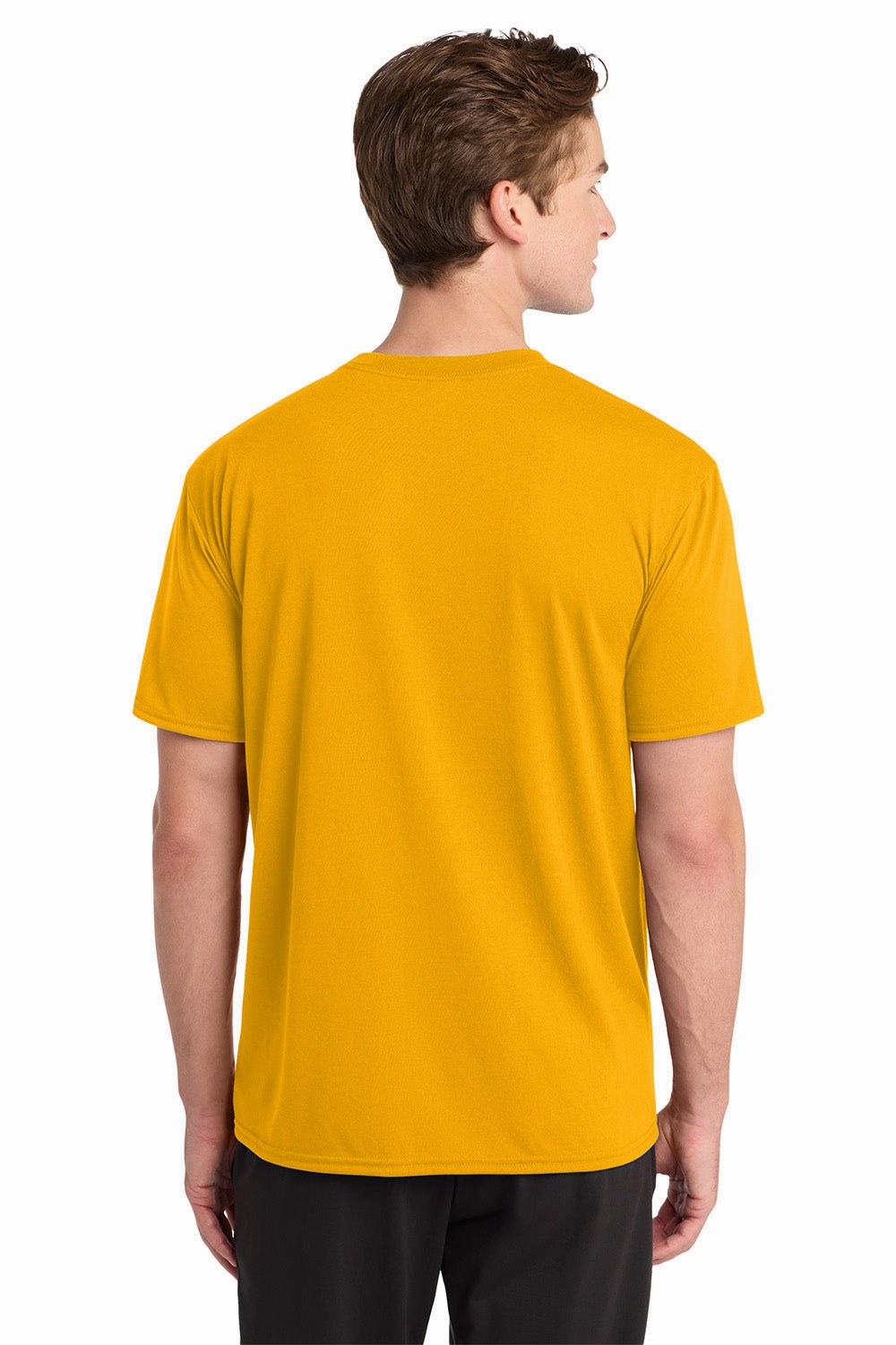 Gildan Mens Performance Jersey Moisture Wicking Short Sleeve Crewneck T-Shirt - Gold