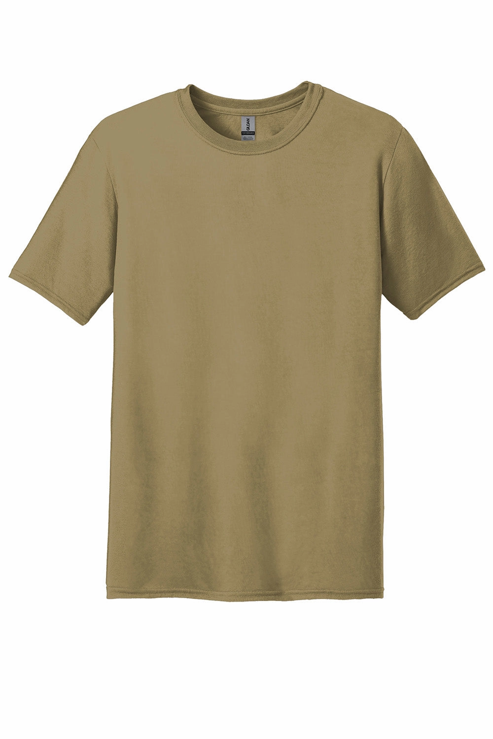 Gildan Mens Performance Jersey Moisture Wicking Short Sleeve Crewneck T-Shirt - Prairie Dust
