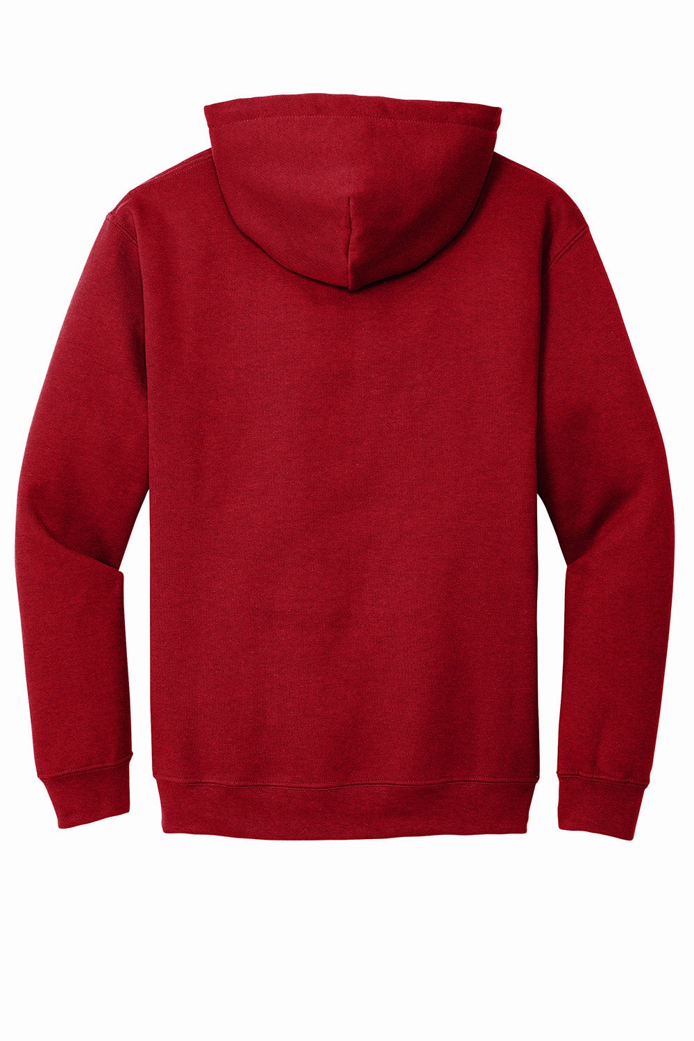 Gildan Mens Pill Resistant Hooded Sweatshirt Hoodie w/ Pouch Pocket - Antique Cherry Red