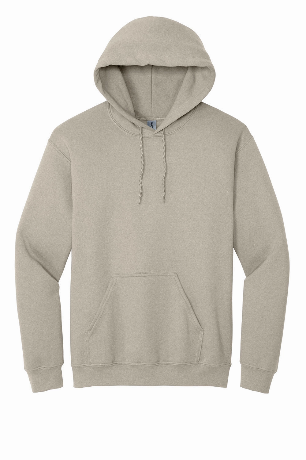 Gildan Mens Pill Resistant Hooded Sweatshirt Hoodie w/ Pouch Pocket - Sand