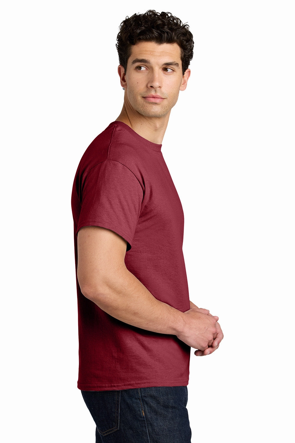 Gildan Mens Short Sleeve Crewneck T-Shirt - Cardinal Red