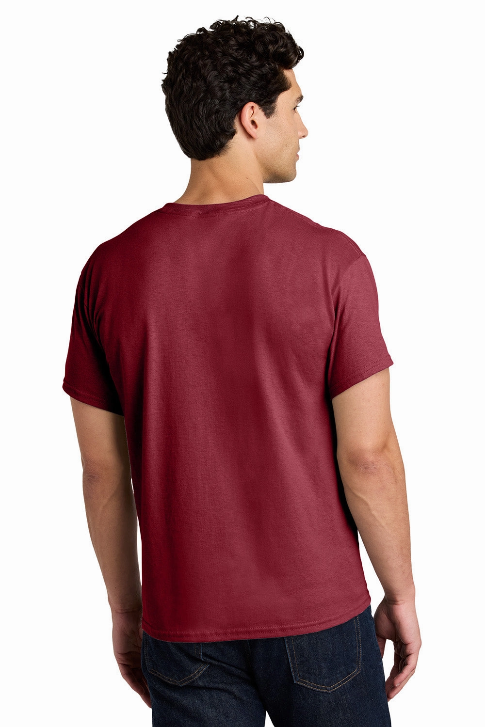 Gildan Mens Short Sleeve Crewneck T-Shirt - Cardinal Red