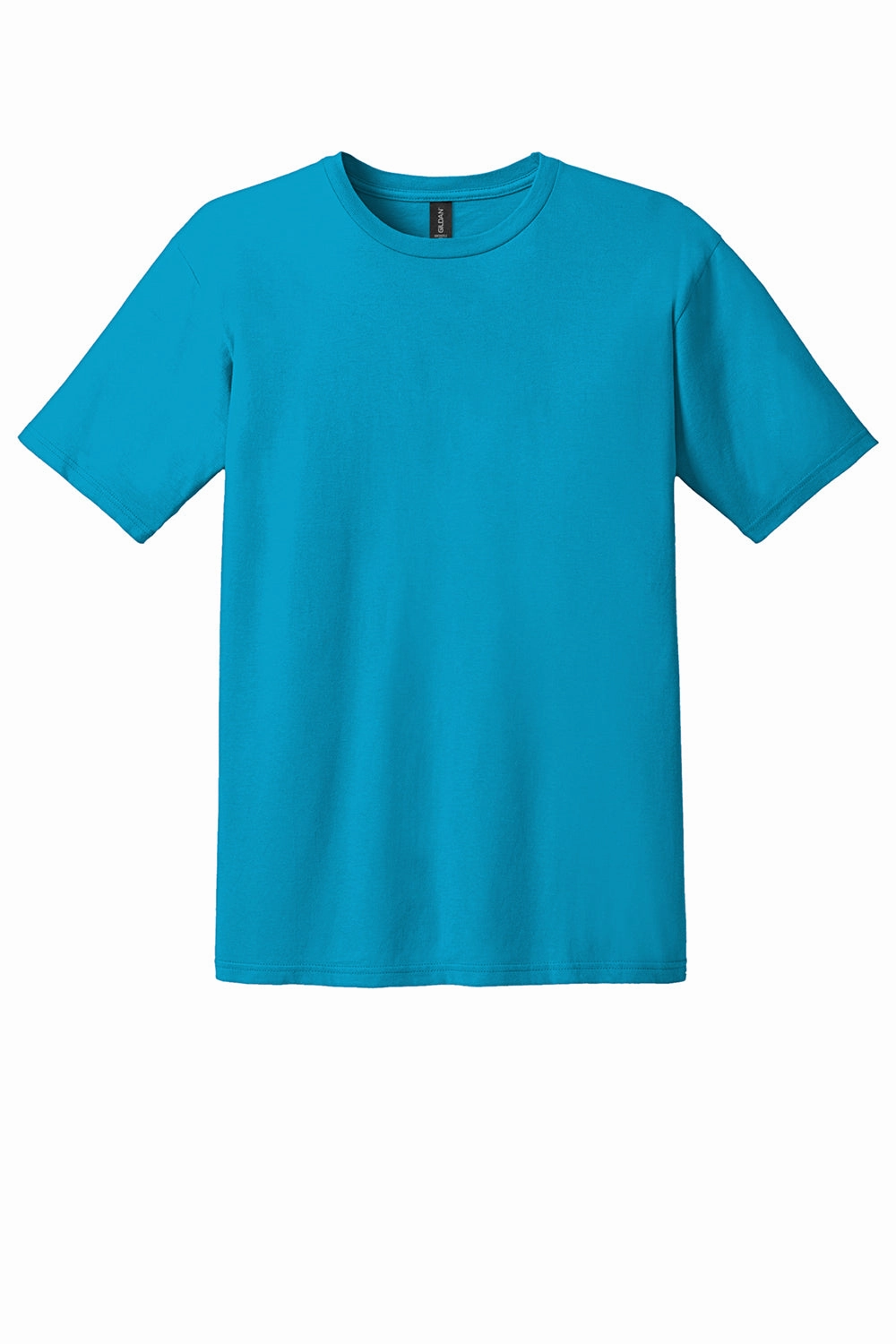 Gildan Mens Short Sleeve Crewneck T-Shirt - Caribbean Blue