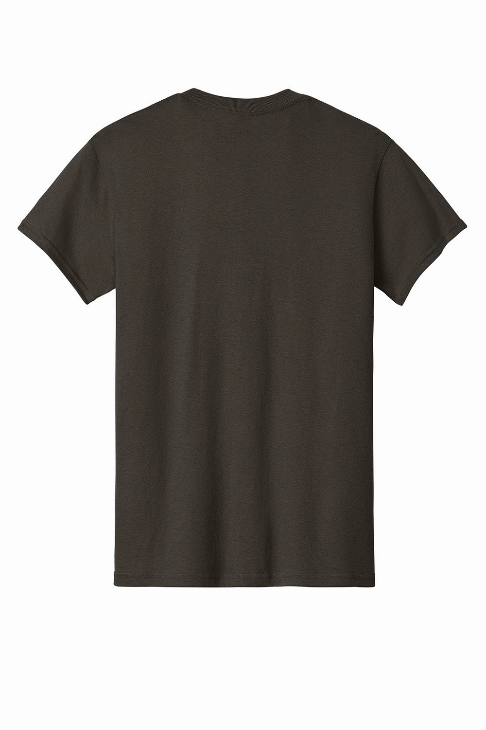 Gildan Mens Short Sleeve Crewneck T-Shirt - Dark Chocolate Brown