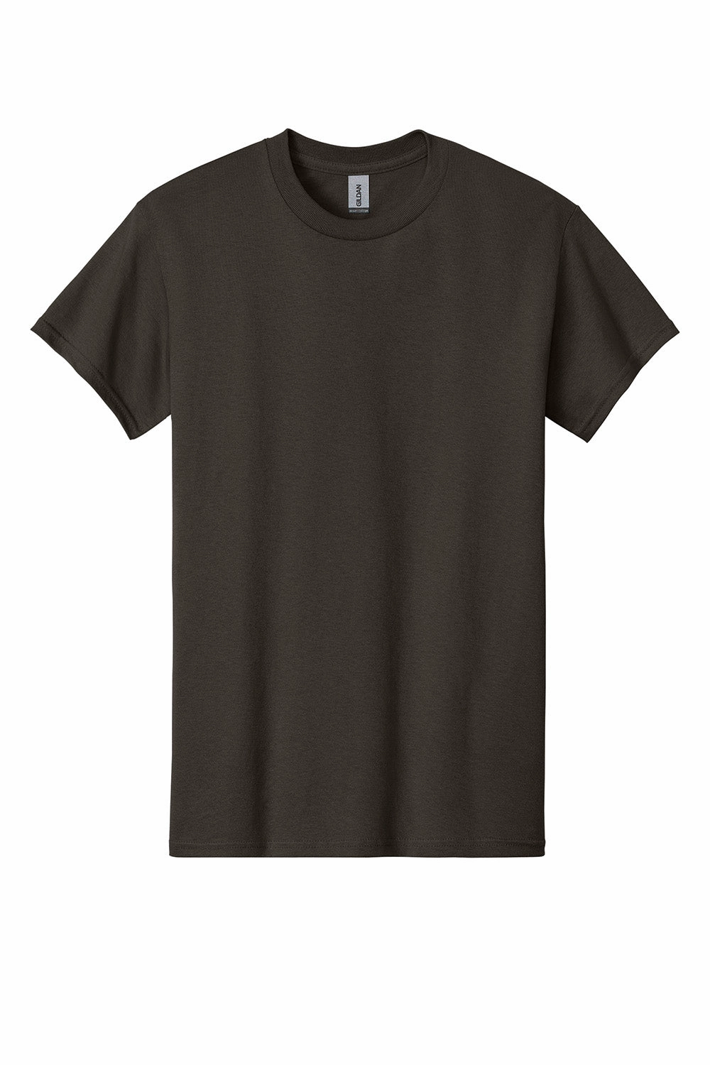 Gildan Mens Short Sleeve Crewneck T-Shirt - Dark Chocolate Brown