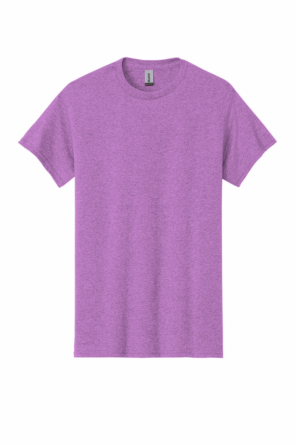 Gildan Mens Short Sleeve Crewneck T-Shirt - Heather Radiant Orchid Purple