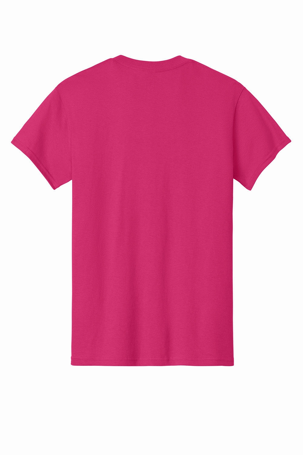 Gildan Mens Short Sleeve Crewneck T-Shirt - Heliconia Pink