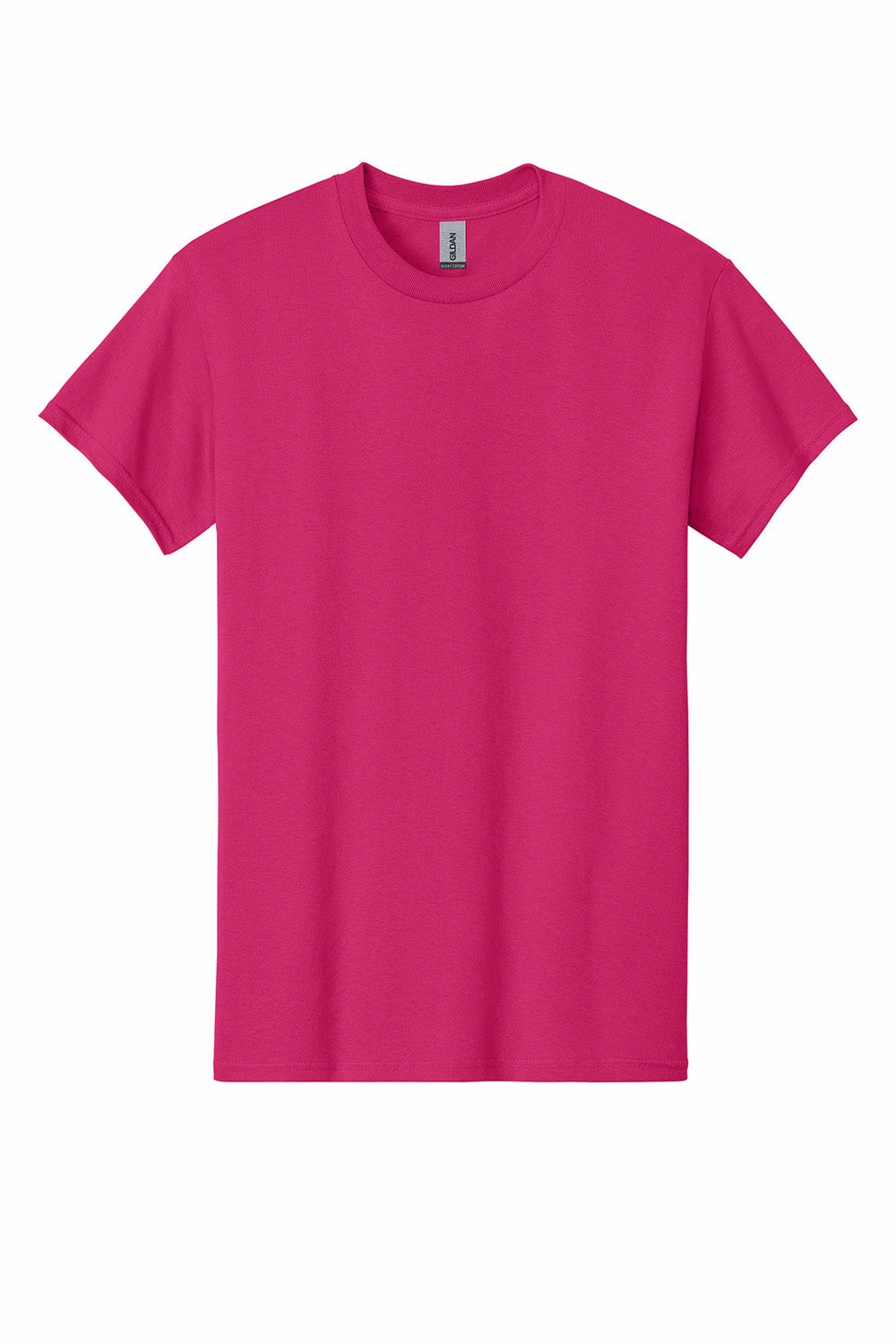 Gildan Mens Short Sleeve Crewneck T-Shirt - Heliconia Pink