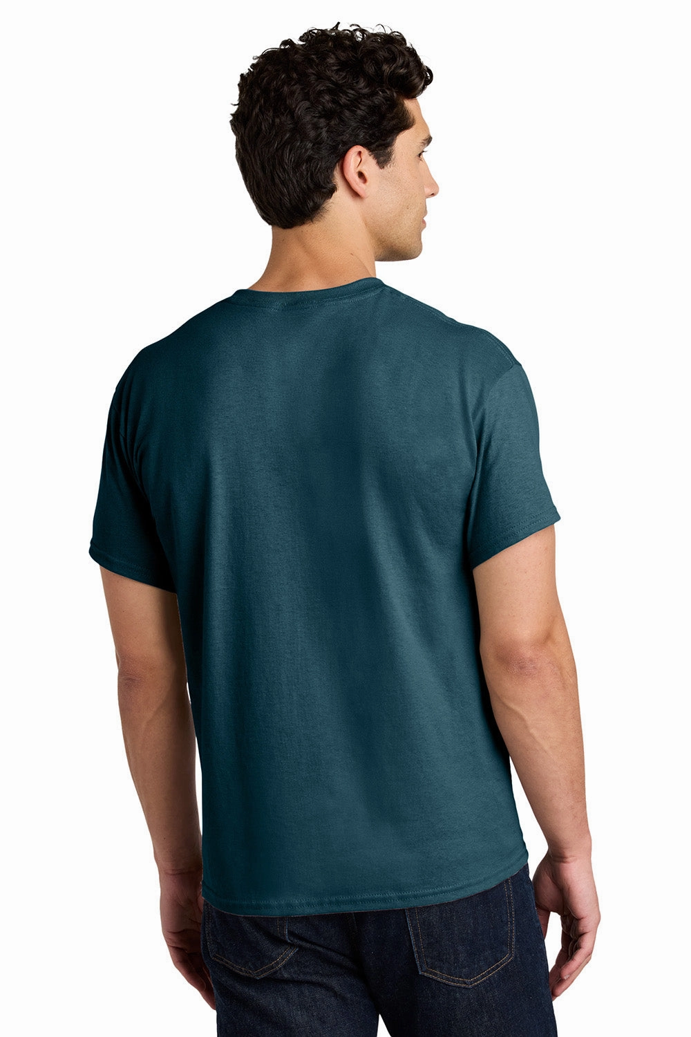 Gildan Mens Short Sleeve Crewneck T-Shirt - Midnight Blue