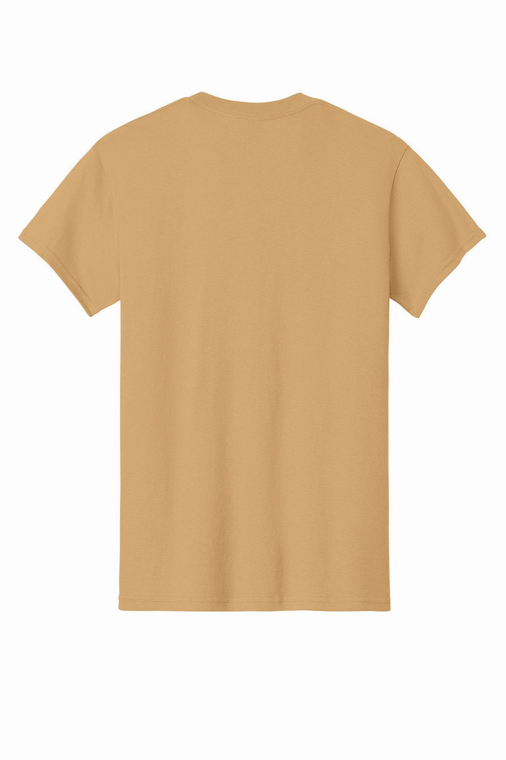 Gildan Mens Short Sleeve Crewneck T-Shirt - Old Gold