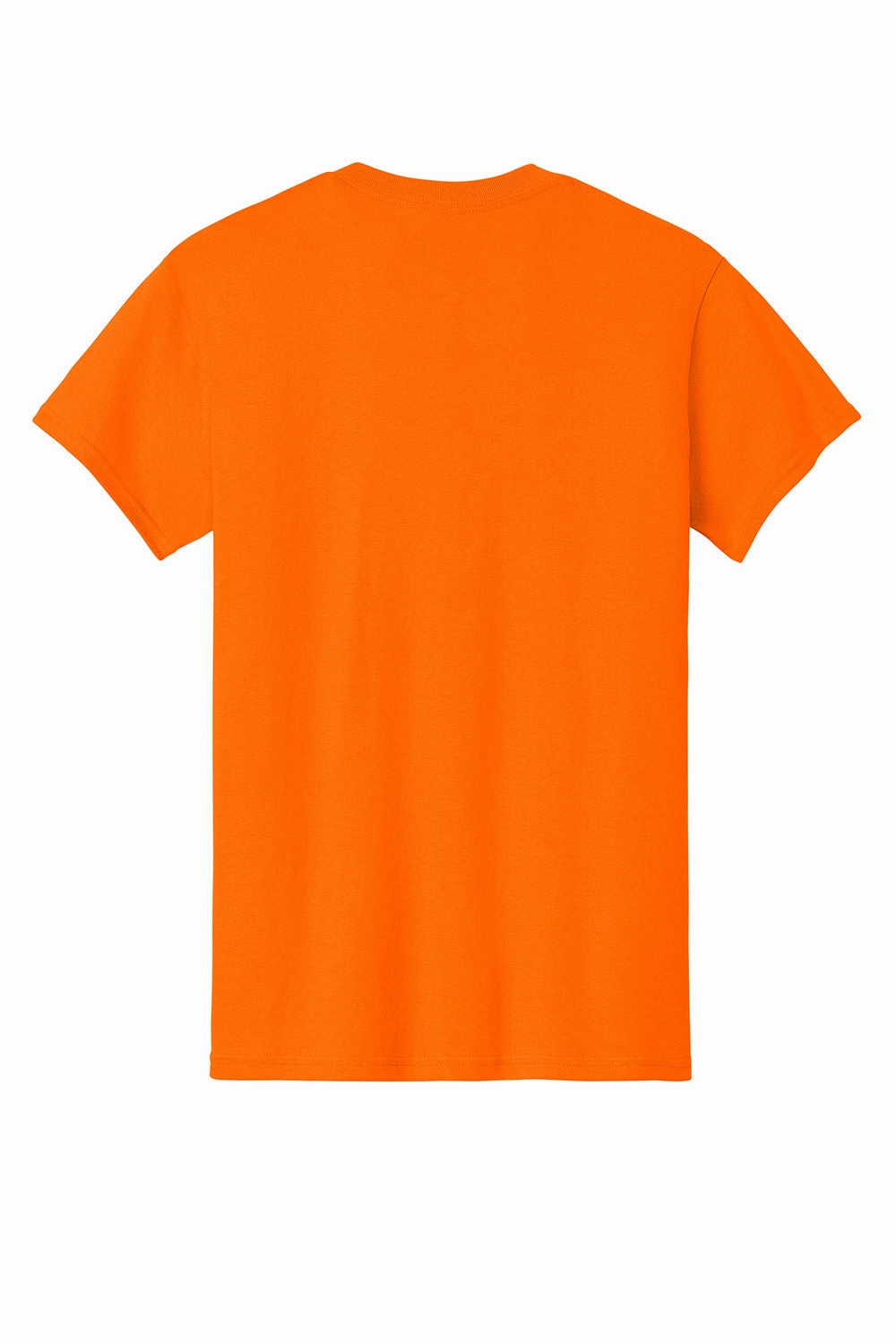 Gildan Mens Short Sleeve Crewneck T-Shirt - Safety Orange