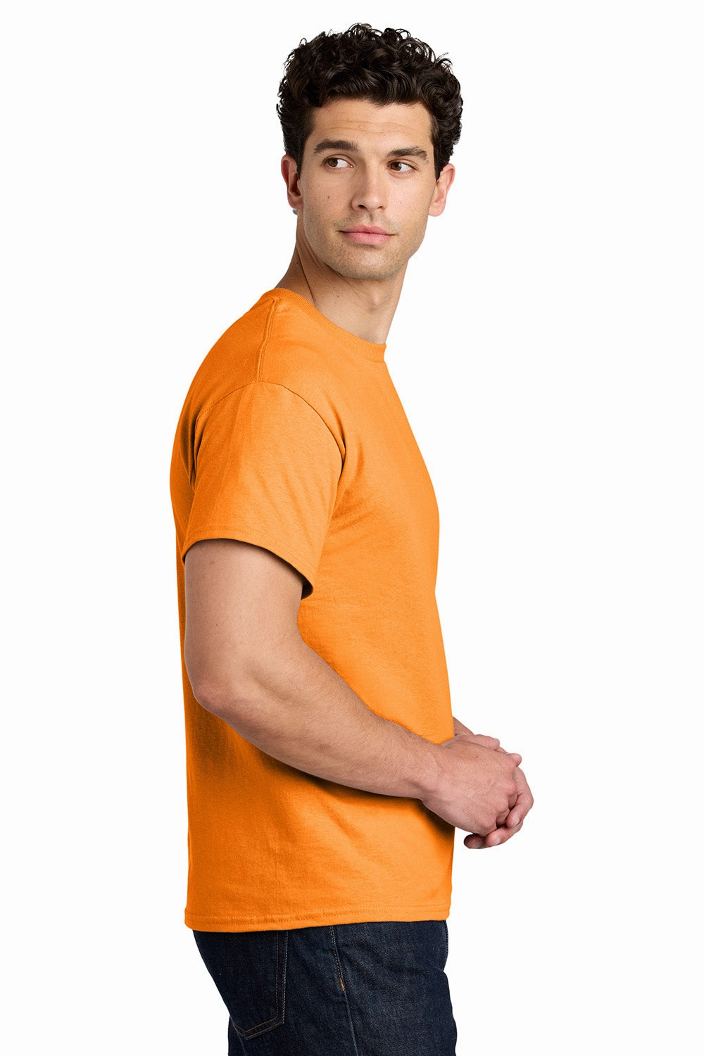 Gildan Mens Short Sleeve Crewneck T-Shirt - Tennessee Orange