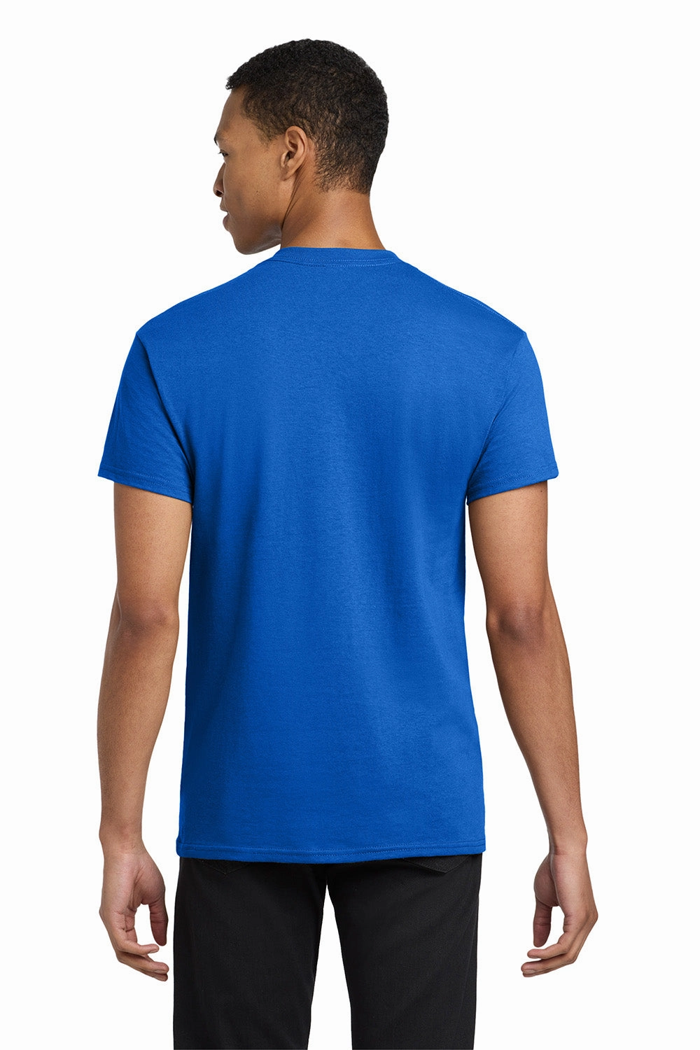 Gildan Mens Short Sleeve Crewneck T-Shirt w/ Pocket - Royal Blue