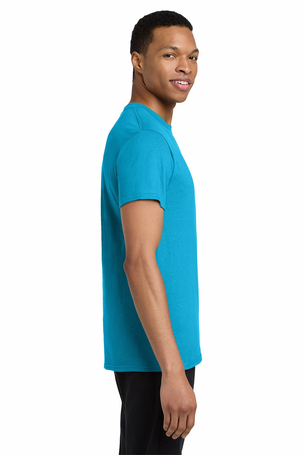 Gildan Mens Short Sleeve Crewneck T-Shirt w/ Pocket - Sapphire Blue
