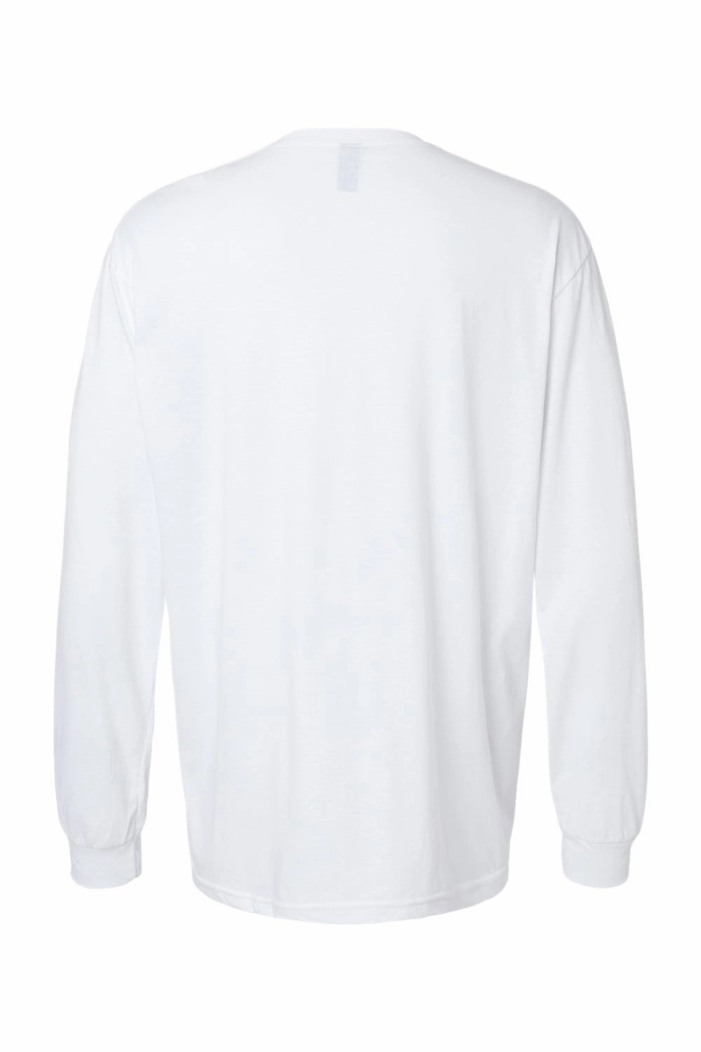 Gildan Mens Softstyle CVC Long Sleeve Crewneck T-Shirt - White