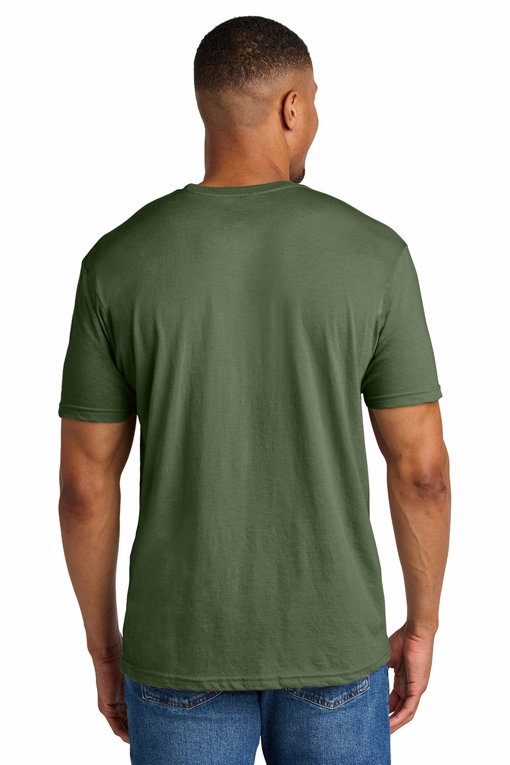 Gildan Mens Softstyle CVC Short Sleeve Crewneck T-Shirt - Cactus Green