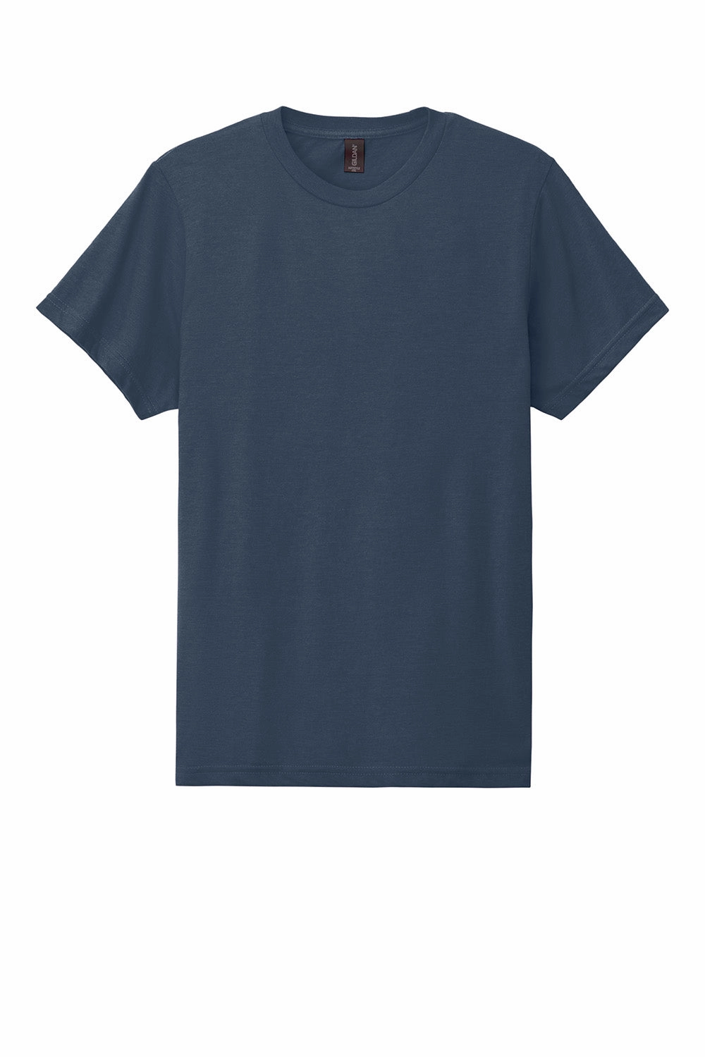 Gildan Mens Softstyle CVC Short Sleeve Crewneck T-Shirt - Navy Blue Mist