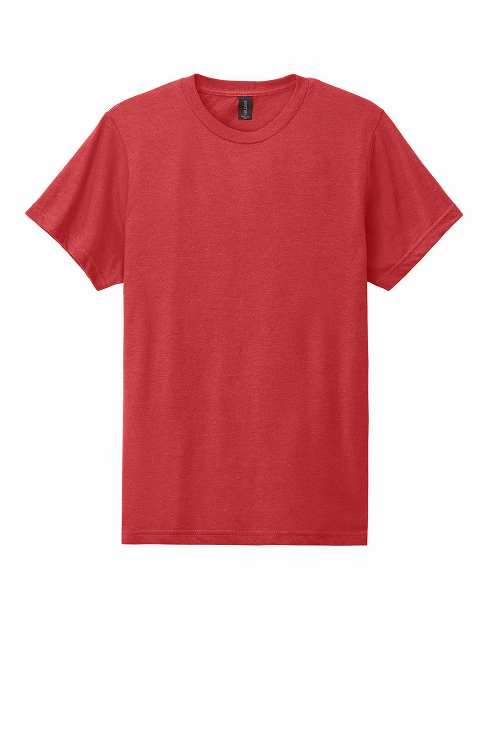 Gildan Mens Softstyle CVC Short Sleeve Crewneck T-Shirt - Red Mist