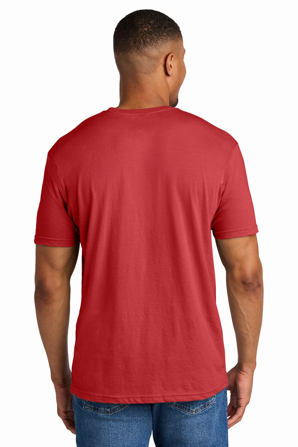 Gildan Mens Softstyle CVC Short Sleeve Crewneck T-Shirt - Red Mist