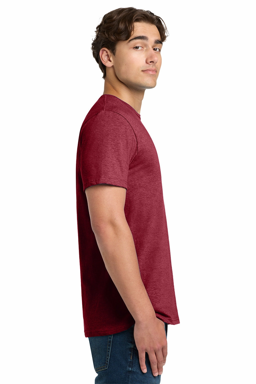 Gildan Mens Softstyle Short Sleeve Crewneck T-Shirt - Antique Cherry Red
