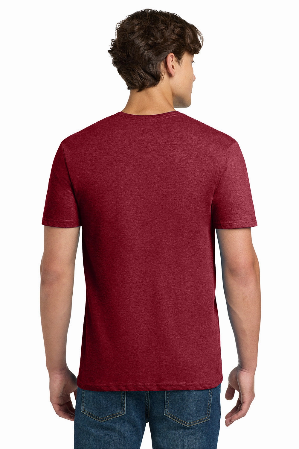 Gildan Mens Softstyle Short Sleeve Crewneck T-Shirt - Antique Cherry Red