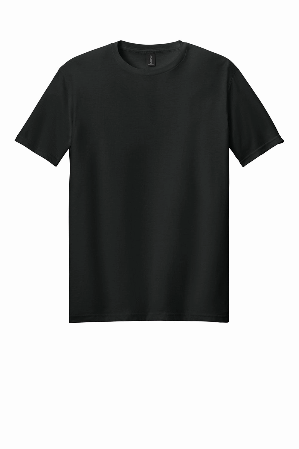 Gildan Mens Softstyle Short Sleeve Crewneck T-Shirt - Black