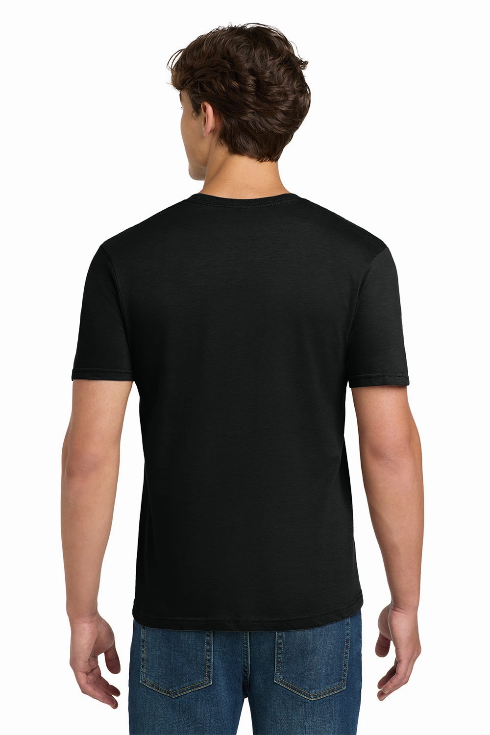 Gildan Mens Softstyle Short Sleeve Crewneck T-Shirt - Black