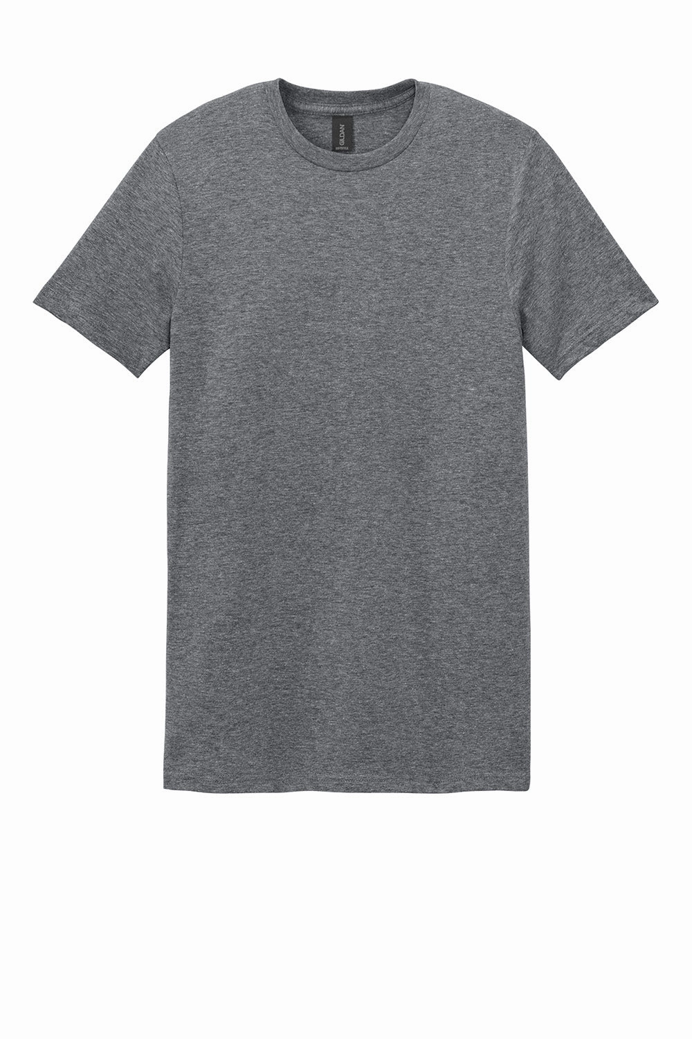 Gildan Mens Softstyle Short Sleeve Crewneck T-Shirt - Heather Graphite Grey