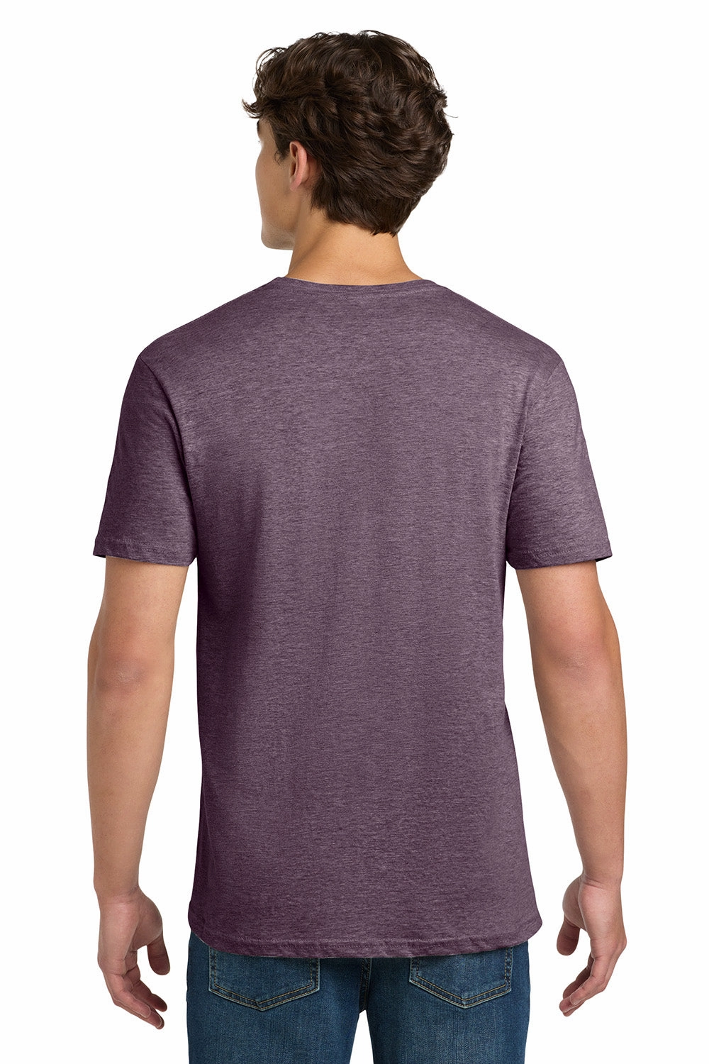 Gildan Mens Softstyle Short Sleeve Crewneck T-Shirt - Heather Maroon