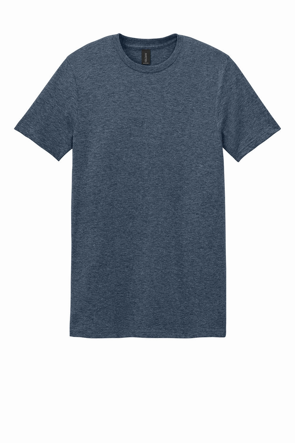 Gildan Mens Softstyle Short Sleeve Crewneck T-Shirt - Heather Navy Blue