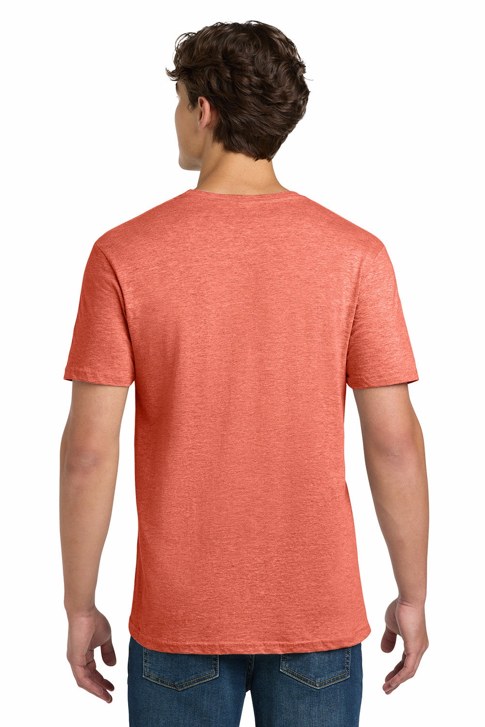 Gildan Mens Softstyle Short Sleeve Crewneck T-Shirt - Heather Orange