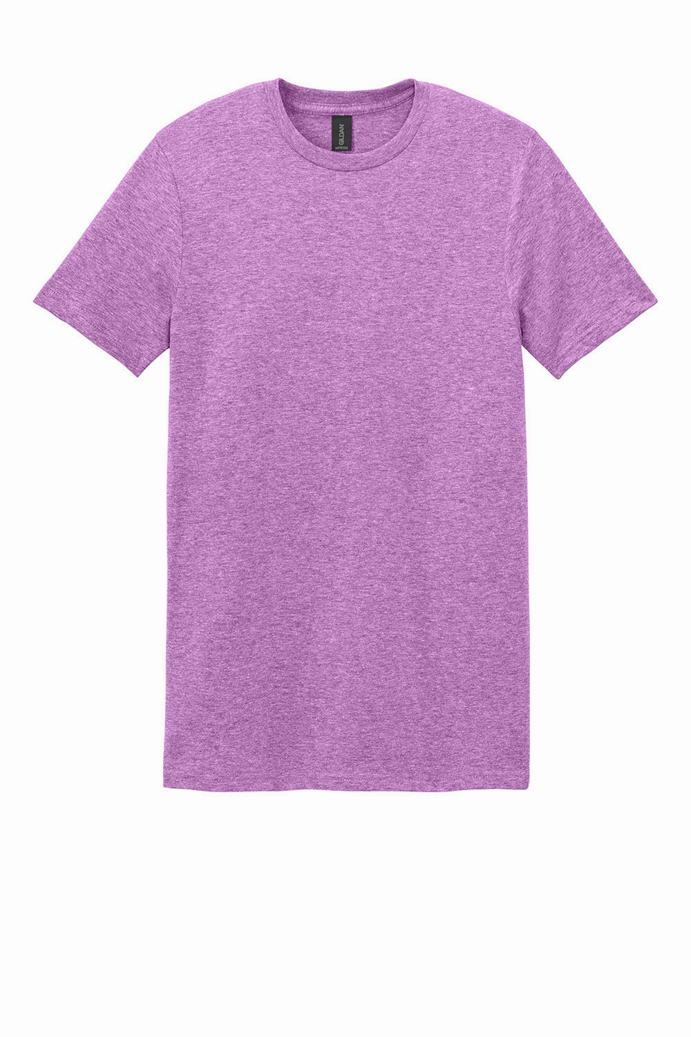 Gildan Mens Softstyle Short Sleeve Crewneck T-Shirt - Heather Radiant Orchid Purple