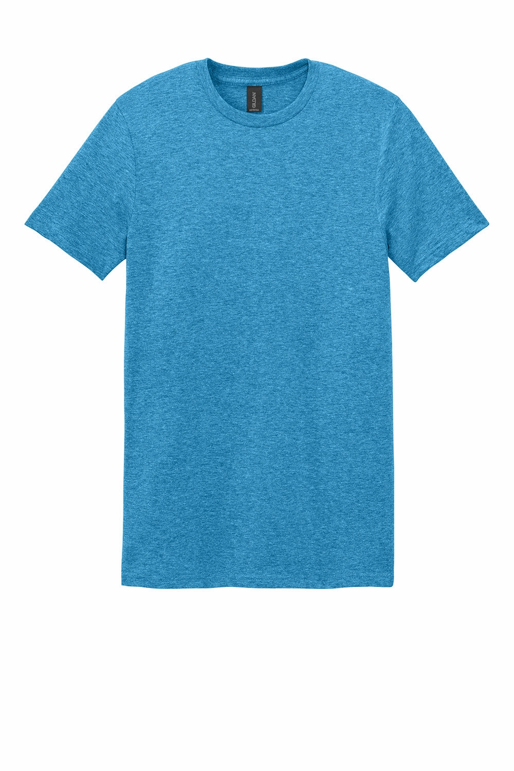 Gildan Mens Softstyle Short Sleeve Crewneck T-Shirt - Heather Sapphire Blue