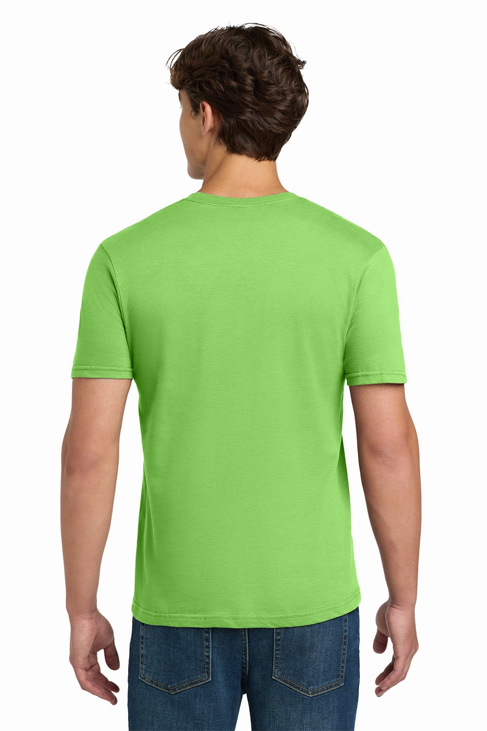Gildan Mens Softstyle Short Sleeve Crewneck T-Shirt - Lime Green