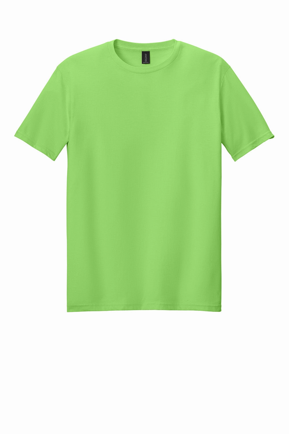 Gildan Mens Softstyle Short Sleeve Crewneck T-Shirt - Lime Green