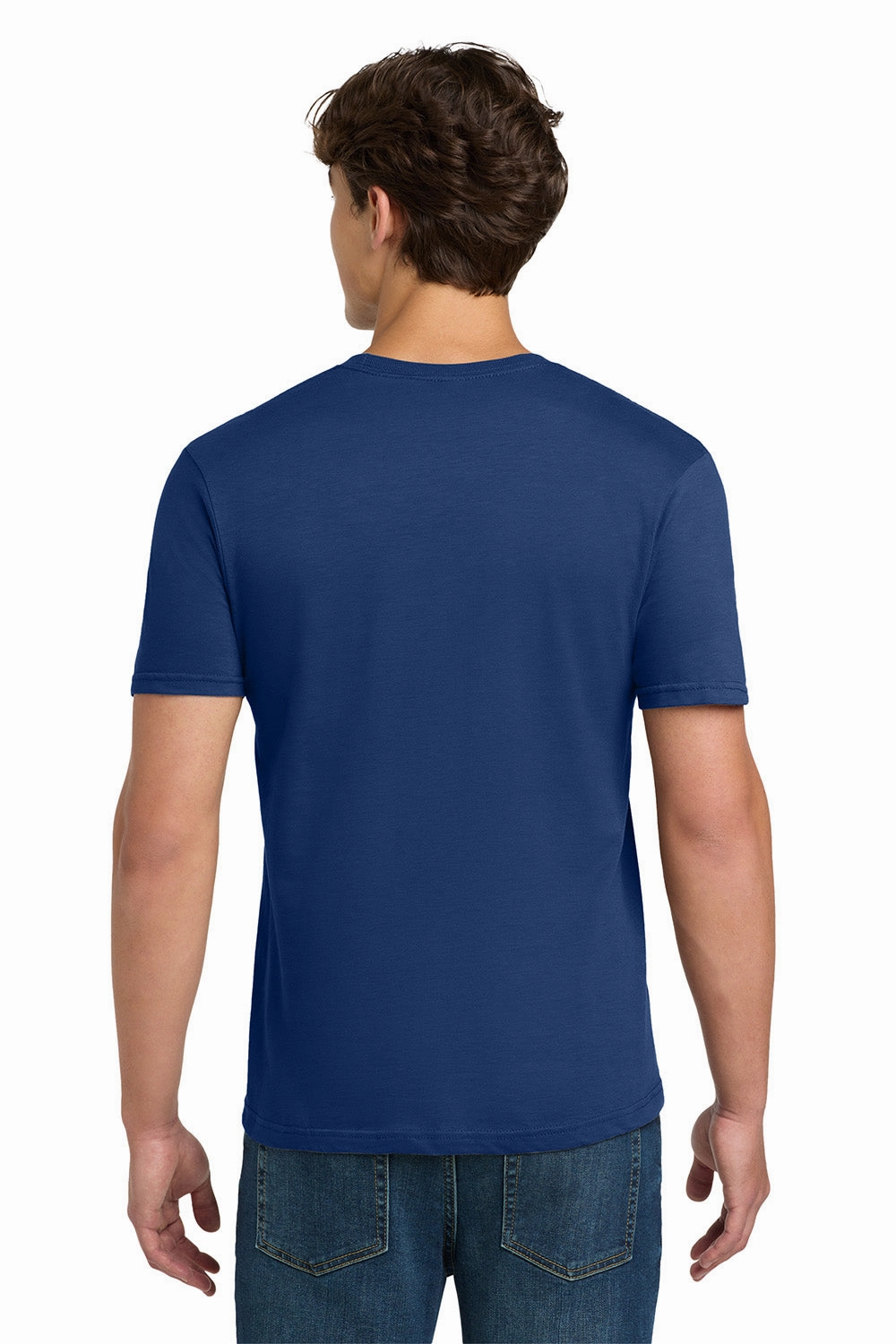 Gildan Mens Softstyle Short Sleeve Crewneck T-Shirt - Metro Blue
