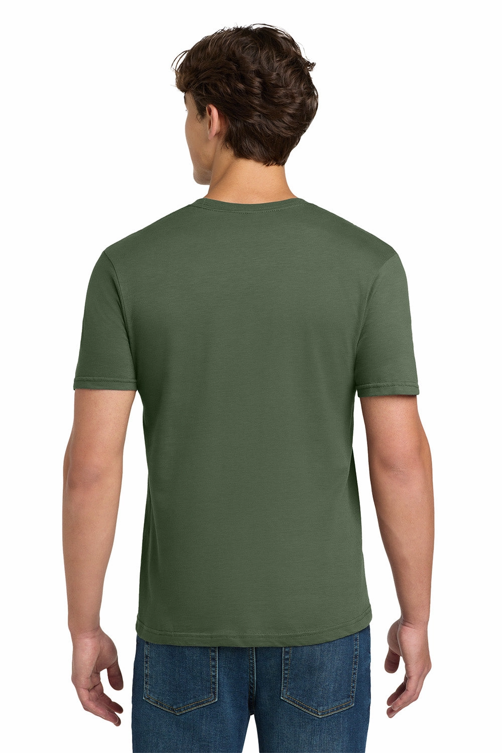 Gildan Mens Softstyle Short Sleeve Crewneck T-Shirt - Military Green