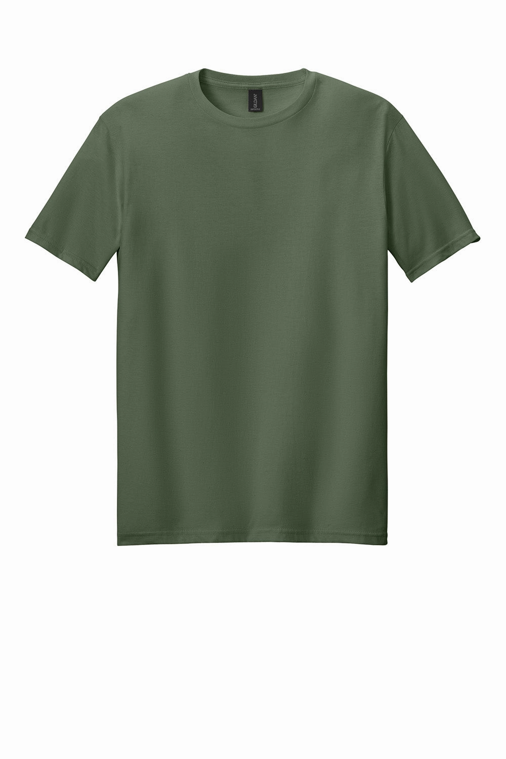 Gildan Mens Softstyle Short Sleeve Crewneck T-Shirt - Military Green