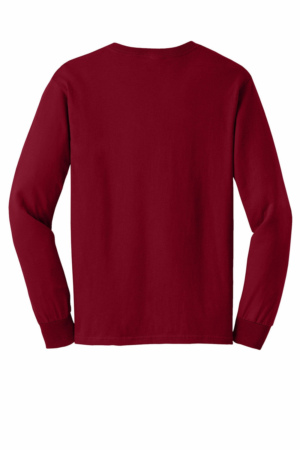 Gildan Mens Ultra Long Sleeve Crewneck T-Shirt - Cardinal Red