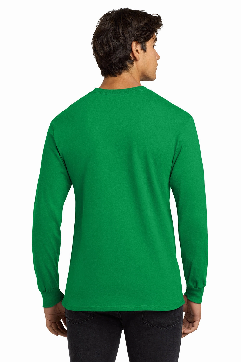 Gildan Mens Ultra Long Sleeve Crewneck T-Shirt - Irish Green