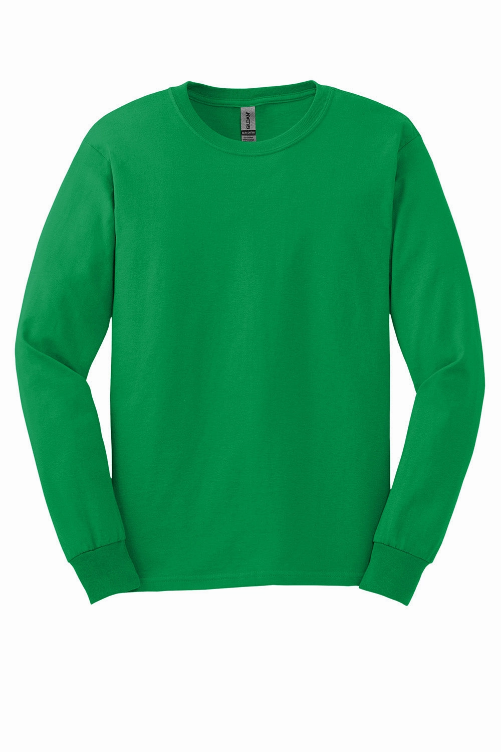 Gildan Mens Ultra Long Sleeve Crewneck T-Shirt - Irish Green