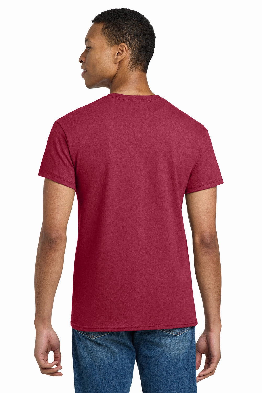 Gildan Mens Ultra Short Sleeve Crewneck T-Shirt - Cardinal Red