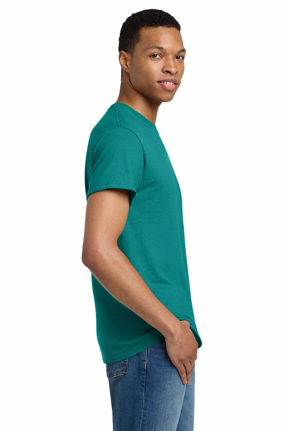 Gildan Mens Ultra Short Sleeve Crewneck T-Shirt - Jade Dome Green